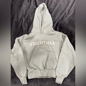 Fear of God Essentials Light Gray Sweatshirt